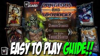  Ultimate Guide to Dungeons and Dropkicks in WWE SuperCard | Tips and Tricks to Finish Easy