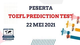 PESERTA TOEFL PREDICTION TEST (22 MEI 2020)