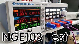  Rohde & Schwarz Labornetzteil 〰️ Test und Funktionen des NGE103