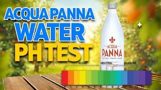 Acqua Panna Water PH Test...Is This Acidic Or Alkaline?