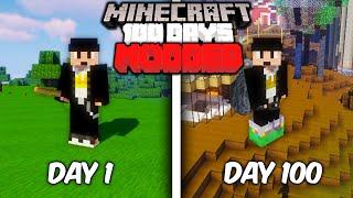 I Survived 100 Days in MODDED Minecraft