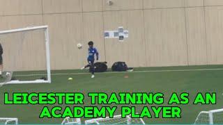 Leicester city training as an academy player and unboxing my new Headset!!!