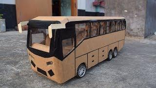 How to Make a RC Martz Bus From Cardboard-Multi lighting bus