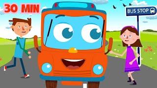 Sing Along Wheels On The Bus  | Vehicle Song For Babies | Nursery Rhymes | Captain Discovery