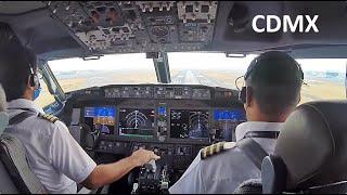 Aterrizaje en la Ciudad de México en un Boeing 737 MAX