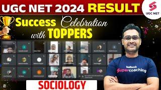 UGC NET Result 2024 | UGC NET/JRF Success Celebration | UGC NET Sociology Toppers Talk By Manoj Sir