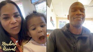 "Close Your Mouth" Chad Ochocinco & Sharelle Rosado's Daughter Serenity Is Too Funny! 