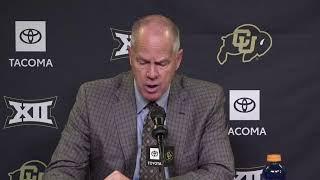 Colorado Men's Basketball Postgame Press Conference