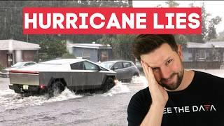 Shocking! Look What Happens to ELECTRIC Vehicles in a Hurricane! DEBUNKED