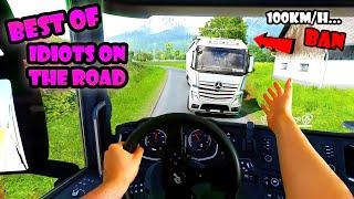 BEST OF Idiots on the road - ETS2MP  | Vikku Games - Best moments + REAL Hands