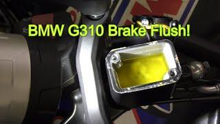 BMW G310 Brake Flush