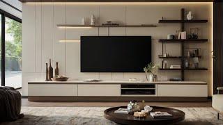 100 Luxury Living Room TV Wall Design Ideas 2024 TV Cabinet Designs | Interior Design Ideas