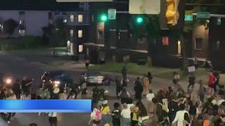 Video shows car driving through Iowa Freedom Riders protest