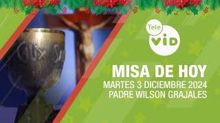 Misa de hoy  Martes 3 Diciembre de 2024, Padre Wilson Grajales #TeleVID #MisaDeHoy #Misa