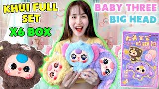 Khui FULL SET Baby Three Big Head Đầu To | Nhân Phẩm Khui Toàn Mắt Đẹp - Vê Vê Channel