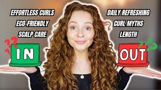 2025 CURLY HAIR INS AND OUTS | curl trends we'll be seeing more and less of