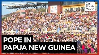 Pope Francis holds mass before 35,000 people in Papua New Guinea