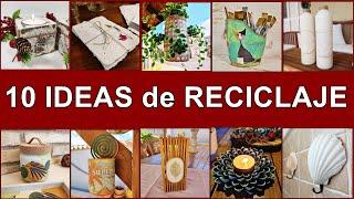 10 IDEAS fáciles y rápidas de RECICLAJE