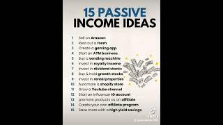 15 Passive Income Ideas