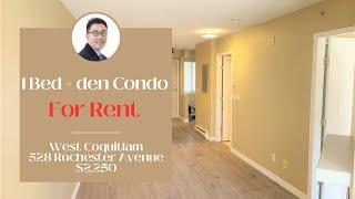 (Not Available) Condo for Rent in West Coquitlam (1 BED+Den $2,250 Fully furnished, Wifi Included)