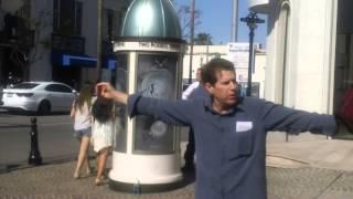 LAStreetPreacher Reads the Ten Commandments from Beverly Hills