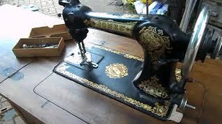 Jones Spool Sewing machine.  Meet  FrankenJones.