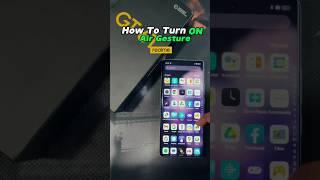 How To Turn ON Air Gesture #realme #shortsfeed #shorts #techysuvu
