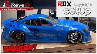 ReveD RDX RC Drift car introduction and chassis setup #rcdrifting #rcdrift