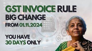 Big Change In GST Invoice Rule | GST RCM Self Invoice | Tax Invoice | Reporting In GSTR 1 | Rule 47A