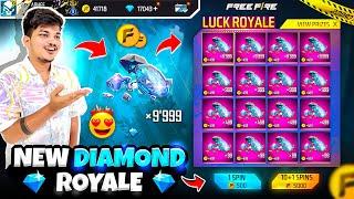 Free Fire New Diamond Luck Royale  I Got 9999 Diamonds in 1 Spin -Garena Free Fire