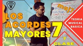 ACORDES MAYORES 7 “maj7” • Qué son y Cómo Nacen los Acordes 7 || Clase 7 Teoría Musical