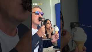 You've always got to keep your eyes peeled at the cricket...  #TMS #BBCCricket