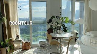 Roomtour | seoul 남산뷰맛집 | 원룸 오피스텔 룸투어 | 랜선집들이 | 자취방 인테리어 | 식물 인테리어 | 빈티지 가구, 감성 소품 소개 |