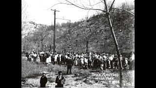 Washington Park, Michigan City, Indiana. Arbor Day Tree Planting. April 9, 1934