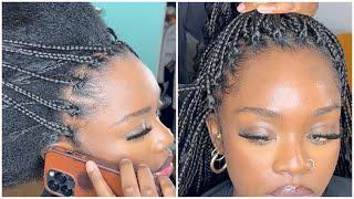 Straight from the scalp! INDIVIDUAL CROCHET ILLUSION FOR GODDESS BOHO BOX BRAIDS | Arukihair