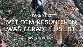 MIT DEM RESONIEREN, WAS GERADE LOS IST! - Karl RENZ