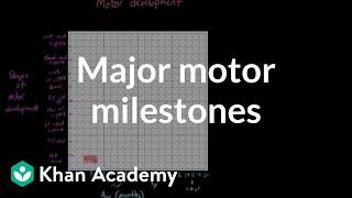 Major motor milestones | Behavior | MCAT | Khan Academy