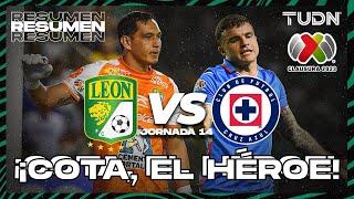 RESUMEN | León vs Cruz Azul | CL2023 Liga Mx - J14 | TUDN