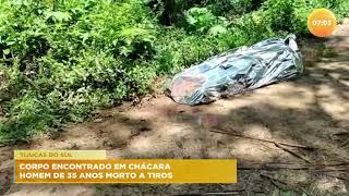 Corpo de homem que foi morto a tiros foi encontrado em chácara em Tijucas do Sul