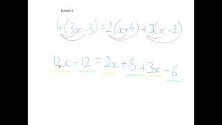 Solving Equations with Brackets - Using Shortcuts