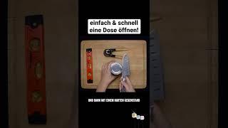 Dose öffnen ohne Dosenöffner  #dosen #lifehacks