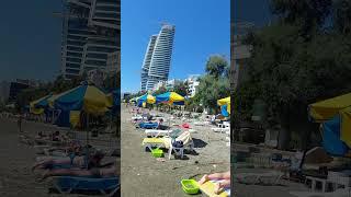 Cyprus. Limassol. Beach.  Кипр. Лимассол пляж.