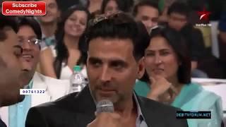 Akshay Kumar comedy in award show with Manish Paul Comedy at Peaks