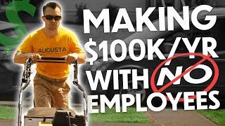 Secrets to Running a Successful Lawn Care Business WITHOUT EMPLOYEES! (Solo Operator)