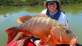 Pargo GIGANTE en el Manglar! | Pesca en Kayak