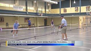 Off-duty doctor saves man's life at pickleball courts in Fairhope