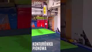 Konturówka pionowa cnc do cięcia pianki