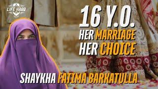 Shaykha @FatimaBarkatulla's story of telling her parents she wanted to marry at only 16 years old!