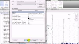 Revit - Customizing Grid Line Symbol  and Grid Head Families- CADtechSeminars.com