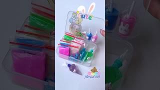 miniature clay & slime craft (miniature craft) #shorts #tonniartandcraft #craft #love #diy #art